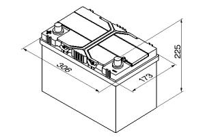 Batteri 12V 95Ah, 830CCA Bosch - 4
