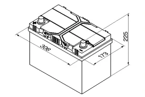 Batteri 12V 95Ah, 830CCA Bosch - 4