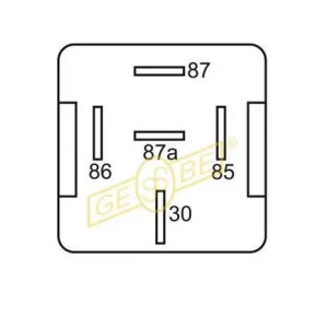 Minirelä växlande 24V 10/20A med resistor - 3