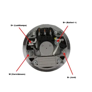 Generator 12V 80A - 3