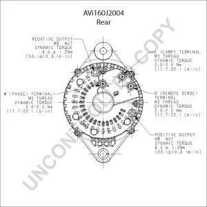 Generator 12V 240A (2-polig) - 7