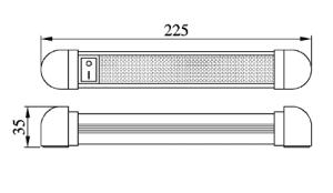 LED-Belysning vridbar 10LED - 2