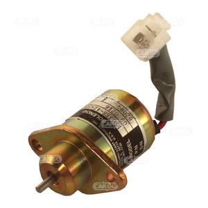 Stoppsolenoid 12V, extern switch, utgått - 1