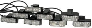 LED Blixtljus 8LED mini White - 1