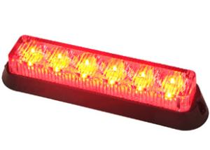 LED Blixtljus 6LED 12/24V rak - 3