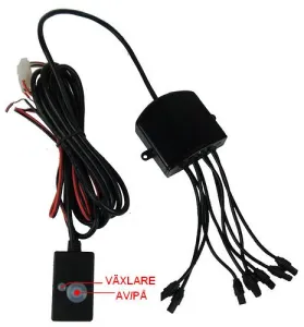 LED Blixtljus 8LED mini White - 2