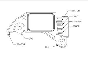 Regulator 12V, eftermarknad Delco-Remy - 2