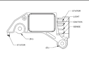 Regulator 12V, eftermarknad Delco-Remy - 2