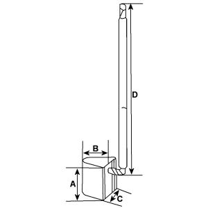 Kolsats 12V, 11x13x8mm - 2