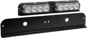 Vinkelfäste för 2st 4LED blixtljus horisontal - 1