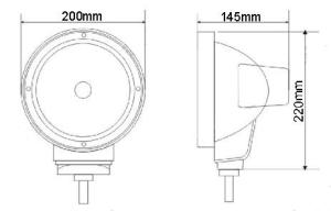 Extraljus XENON 12V 35W SPOT - 3