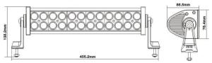 LED lightbar 72W/24LED Flood - 3