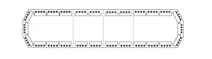LED Blixtljusramp 12V 1500mm - 5