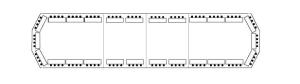 LED Blixtljusramp 24V 1500mm - 6
