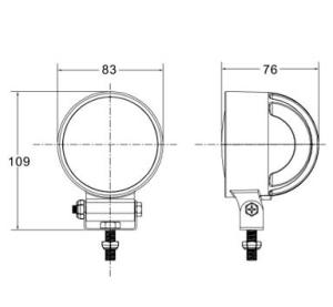 LED Work Light 12W Flood - 3