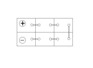 Batteri Bosch L5 080 12V 230Ah - 2