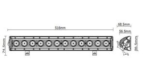 LED Lightbar Basic 60W CREE Spot - 3