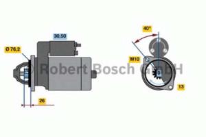 Startmotor 12V 1.8kW - 1