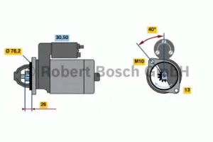 Startmotor 12V 1.8kW - 1