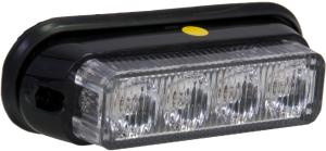 LED Blixtljus 4LED rak Vit - 1