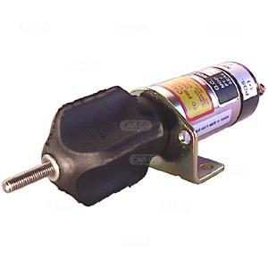 Stoppsolenoid 24V, intern switch (utgått) - 1
