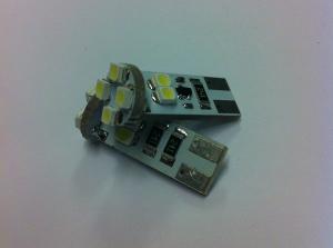 T10  LED CANBUS 8 diod Vit - 1