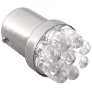 BA15s 9LED diod Vit - 1