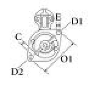Startmotor 12V 0.6KW - 3