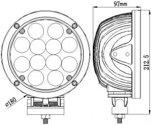 LED Traditional Drive 60W CREE FLOOD - 3