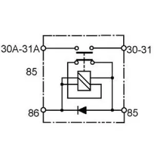 Elektrisk huvudströmbrytare 12V - 2
