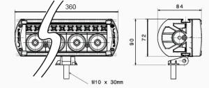 LED Lightbar DRL 80W - 3