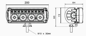 LED Lightbar DRL 40W - 6