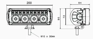 LED Lightbar DRL 40W - 6