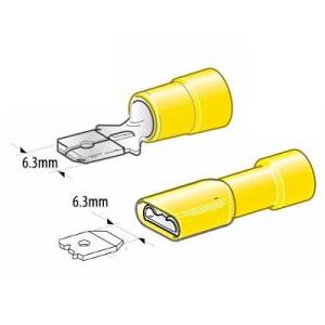 Flatstift hona + hane 40st gul - 1