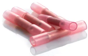 Skarvhylsa med lim 1.5mm2 5st röd - 1