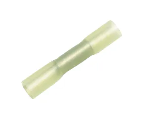 Skarvhylsa med lim 6mm2 5st gul - 1
