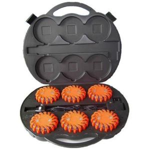 LED-Puckar varningsljus 6-pack - 1