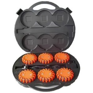 LED-Puckar varningsljus 6-pack - 1