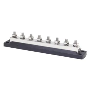 Kopplingsplint PowerBar 8xM10, 4xM4 svart - 1