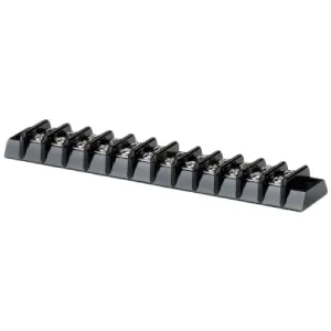 Kopplingslist TerminalBlock 20-65A 2x12M4, svart - 1