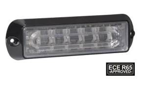 LED Blixtljus 6LED rak ECE R65 vit - 1