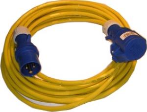 Landströmskabel 25m 3x2.5mm2, gul PUR - 1