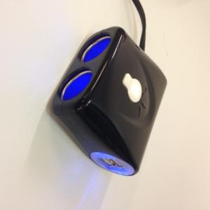 Grenuttag dubbel + USB uttag - 1