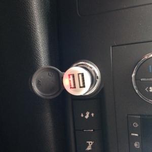 USB-uttag A dubbel 2.1A för cigguttag - 2
