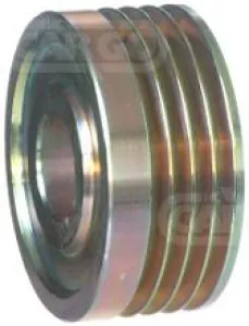 Multiremskiva 4-spår ID:17.00mm UD:50.00mm - 1