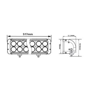 LED Lightbar 20tum Xtreme 240W Flood - 4