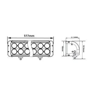 LED Lightbar 20tum Xtreme 240W Flood - 4