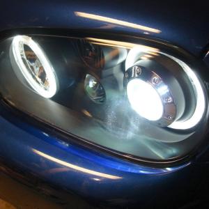 CCFL Angel Eyes VW Golf 4 125mm/90mm - 3