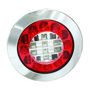 LED Baklampa Krom back/dimljus - 1
