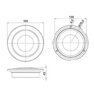 LED Baklampa Krom blinkers - 2